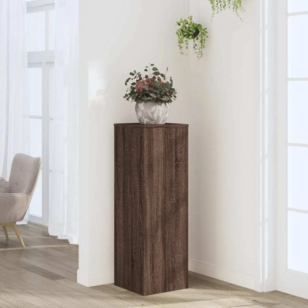 Colonna Decorativa Effetto Quercia 100cm - Piantana Giardino Octo4239477