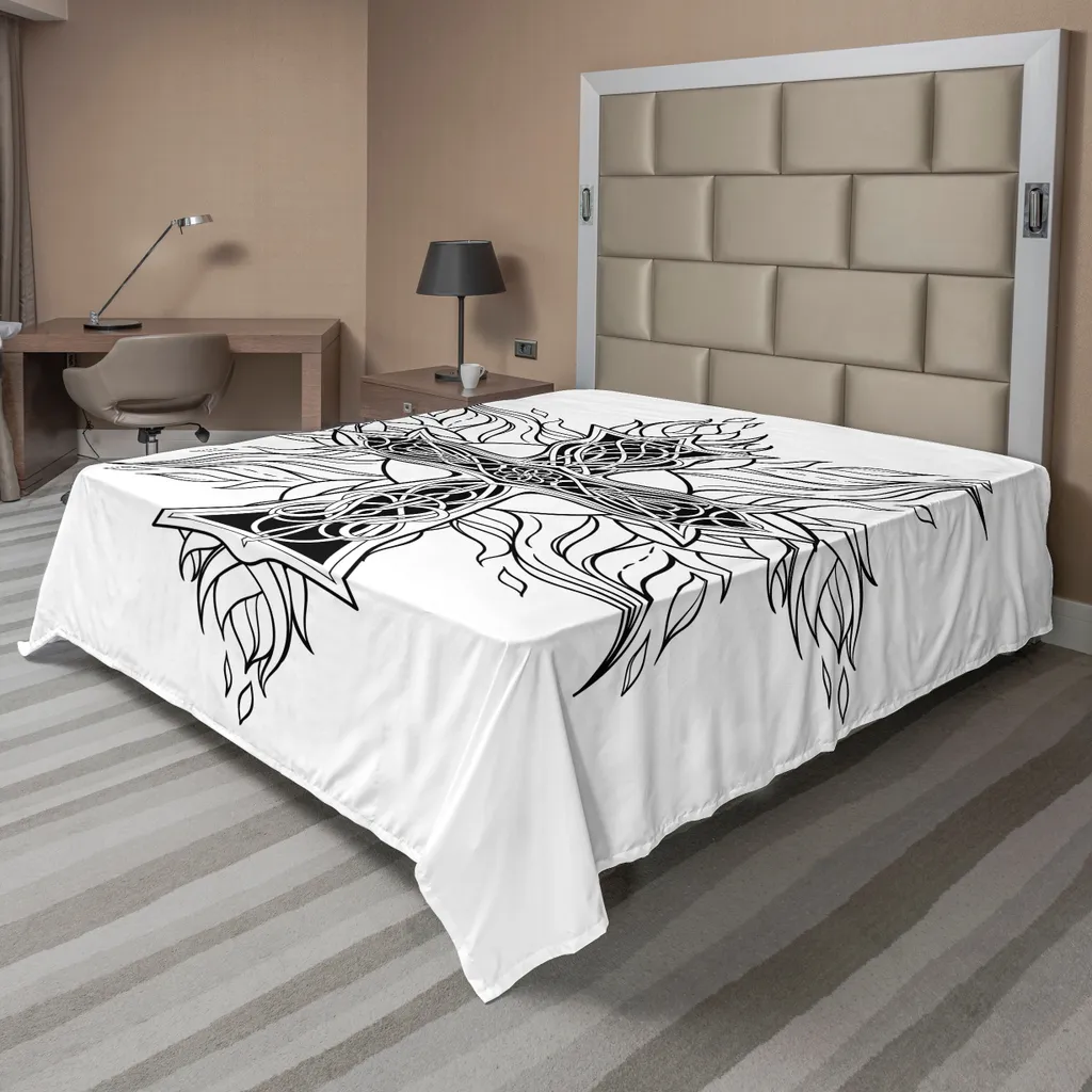 Lenzuolo Sopra Matrimoniale ABAKUHAUS 275x260 - No Stiro Gotico
