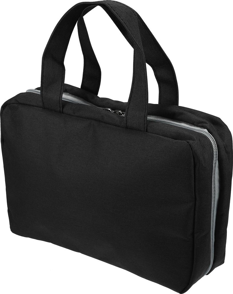 1Stk. Reise Kulturbeutel Makeup Tasche Organizer Polyester schwarz