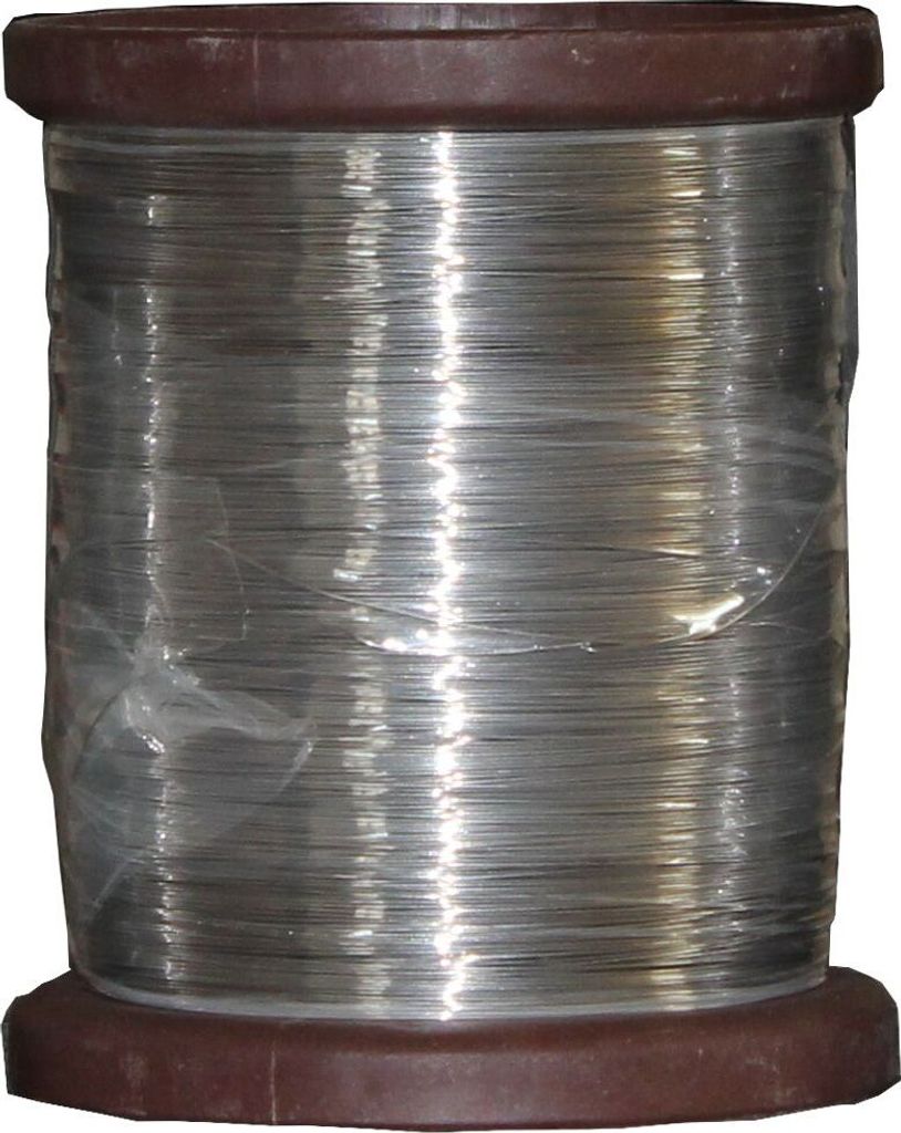 Wabendraht Edelstahl 1 kg Rolle - ∅ 0,4 mm