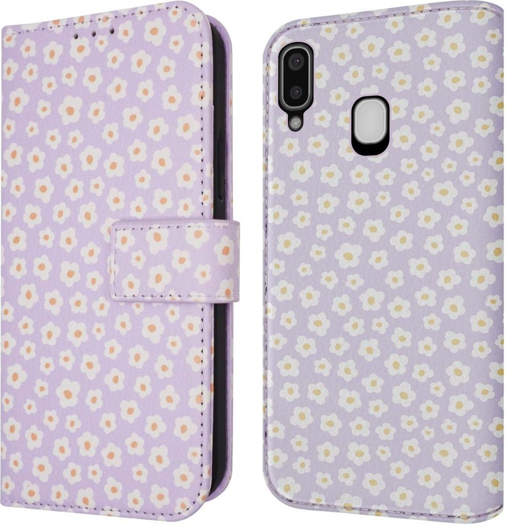 imoshion Design Klapphülle Samsung Galaxy A20e - White Daisy