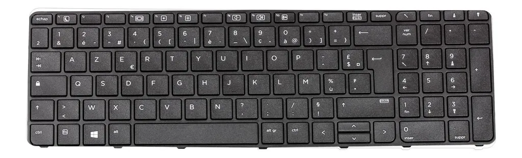 Tastiera HP ProBook 455 G3 Francese 827028-051 Originale AZERTY Nero