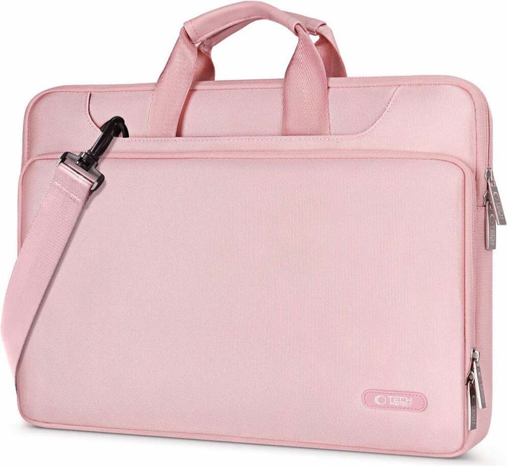 Tech-Protect Borsa tascabile per laptop 13-14 Rosa Immagine del prodotto 