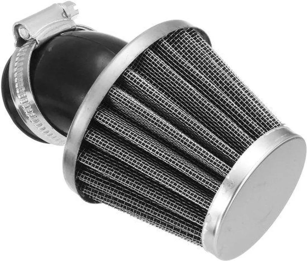 Filtre à air noir moto 50cc à 140cc universel de 35mm à 50mm ajustable