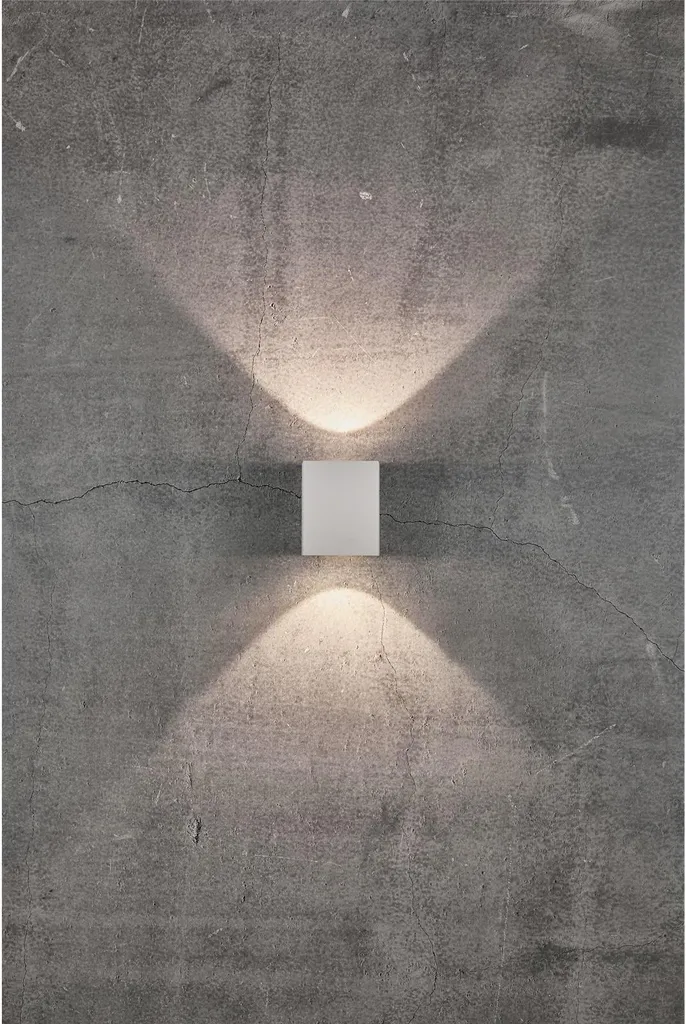 Applique Canto Kubi 2 LED Blanc IP44 : Solution Anti-Corrosion Façade - 3