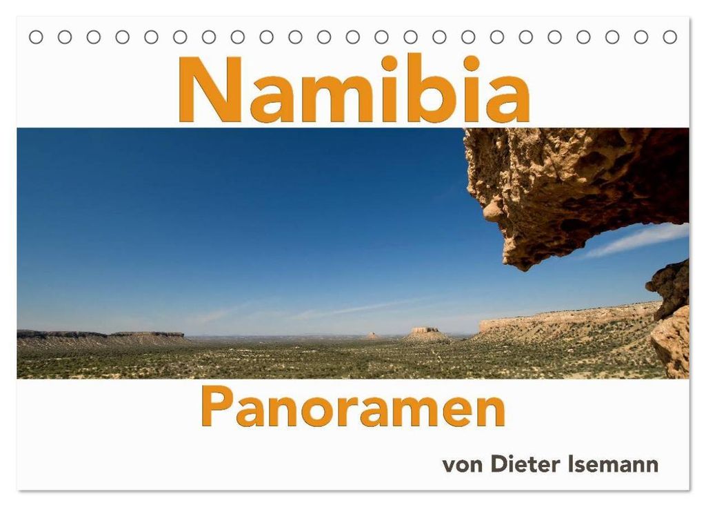 Namibia - Panoramen (Tischkalender 2027 DIN A5 quer), CALVENDO Monatskalender