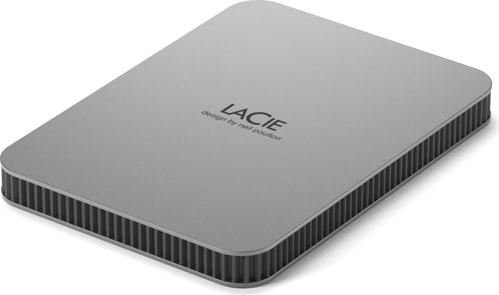 LaCie Mobile Drive           1TB Moon Silver USB 3.2 Type C Produktbild 