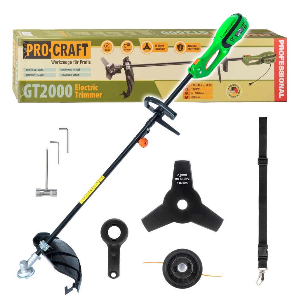 Decespugliatore elettrico Procraft GT2000 | GT2000, Immagine del prodotto 