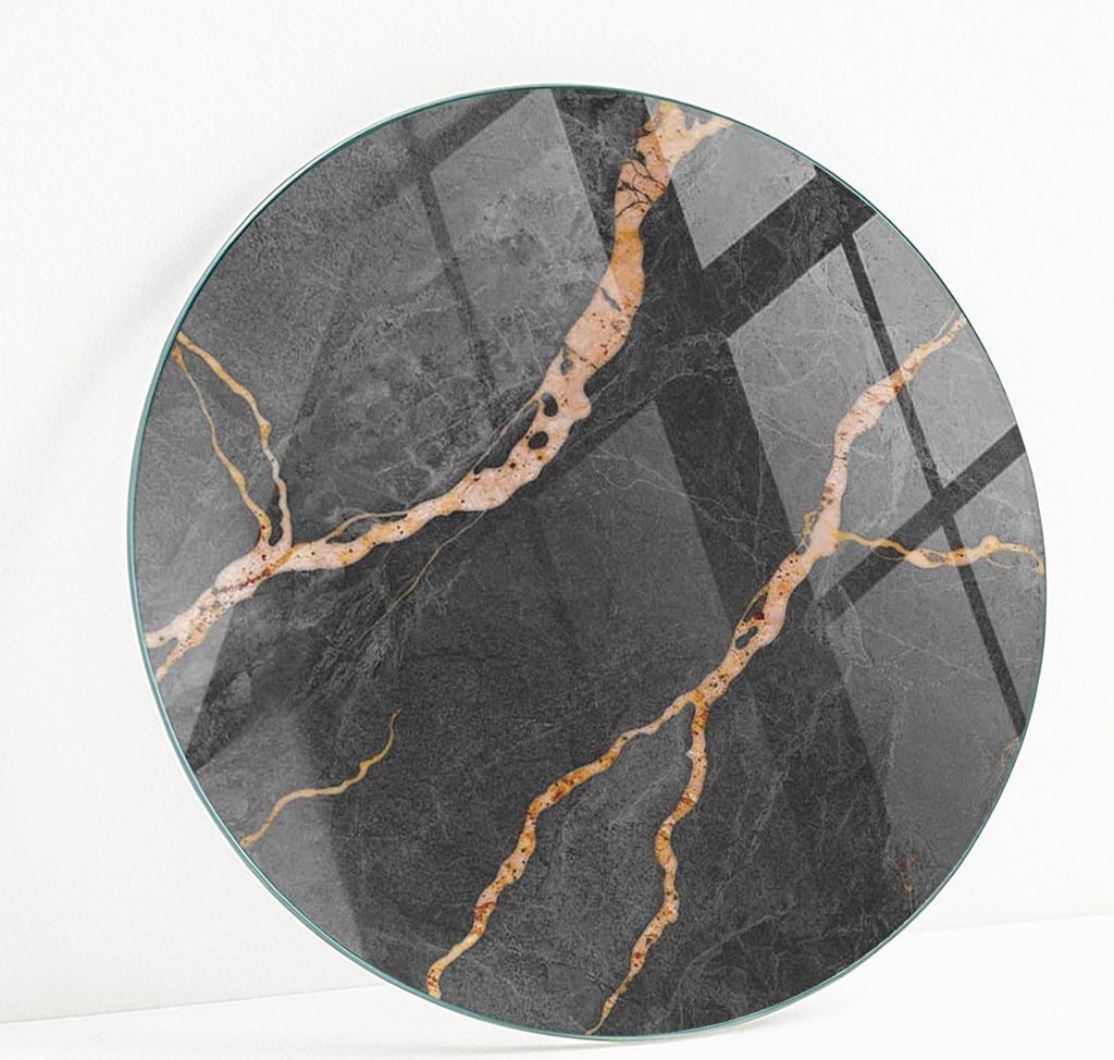 Bedruckte Glas Tischplatte Fi 100 cm – Glasplatte mit Motiv – Esstischplatte bedruckt – Sicherheitsglas mit Druck – Tischplatte Ersatz – ...