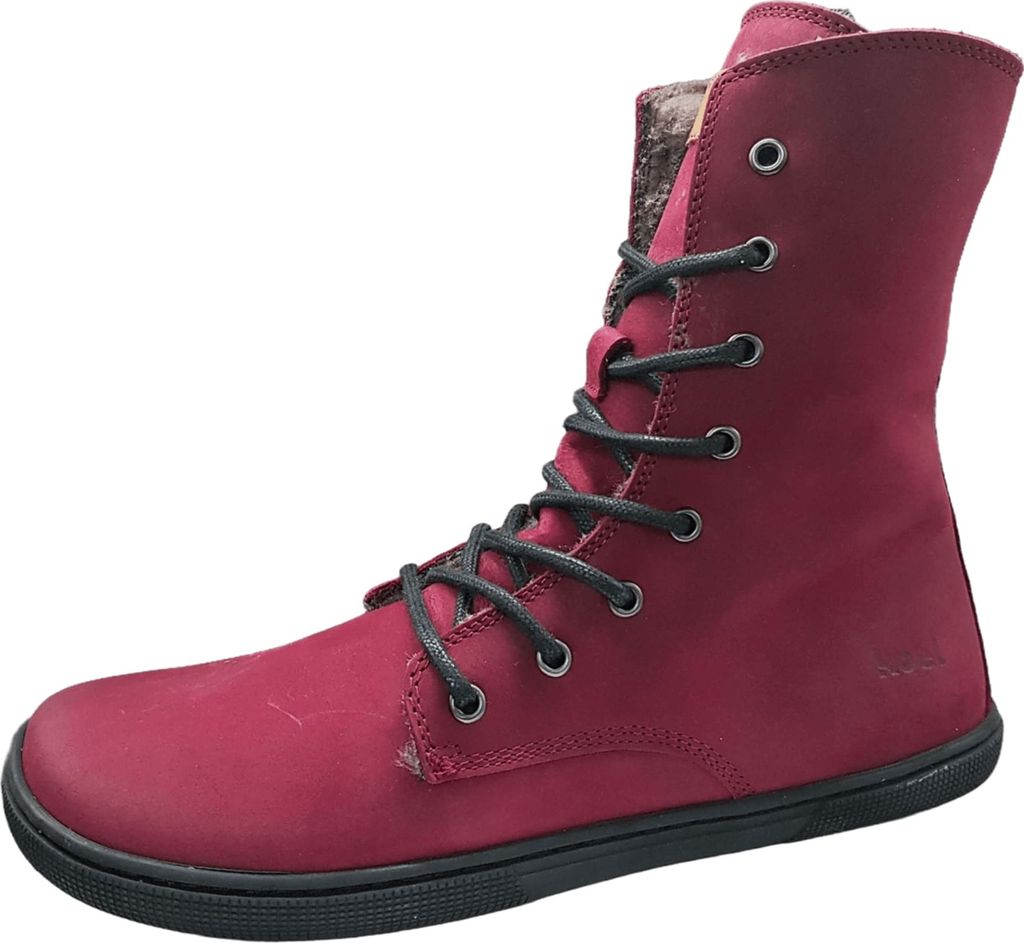 KOEL Schnürstiefeletten faro lambswool Damen 31373036343439 Rot 39 EU