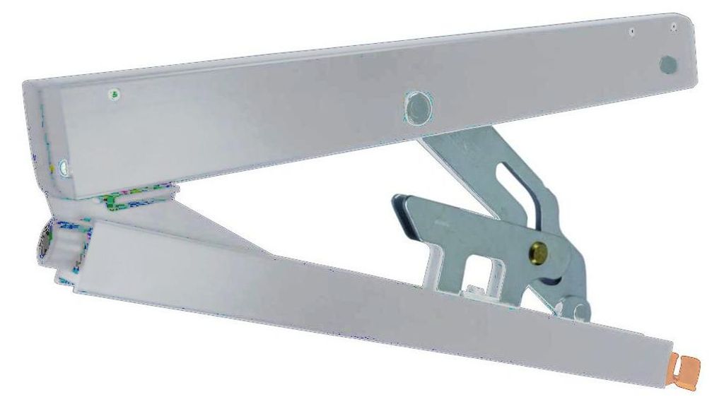 Geze compas OL 90 N blanc RAL 9016 poids max. de vantail Image du produit 
