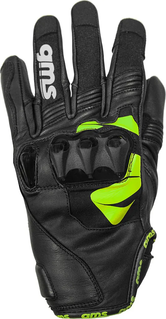 Gants de Moto Sportifs Curve Coloris Noir et Orange en Taille 3XL Fix