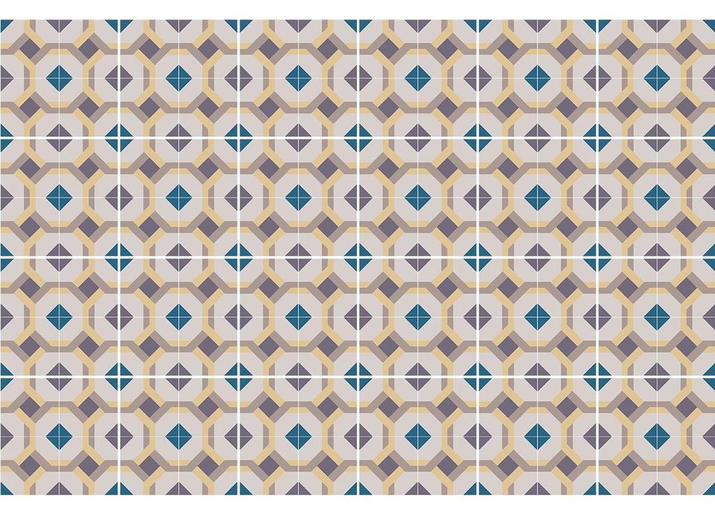 Selbstklebende Fliesen-Wandaufkleber für Küche und Bad – 24 dekorative Azulejo-Fliesenaufkleber – 24 Aufkleber 10 x 10 cm