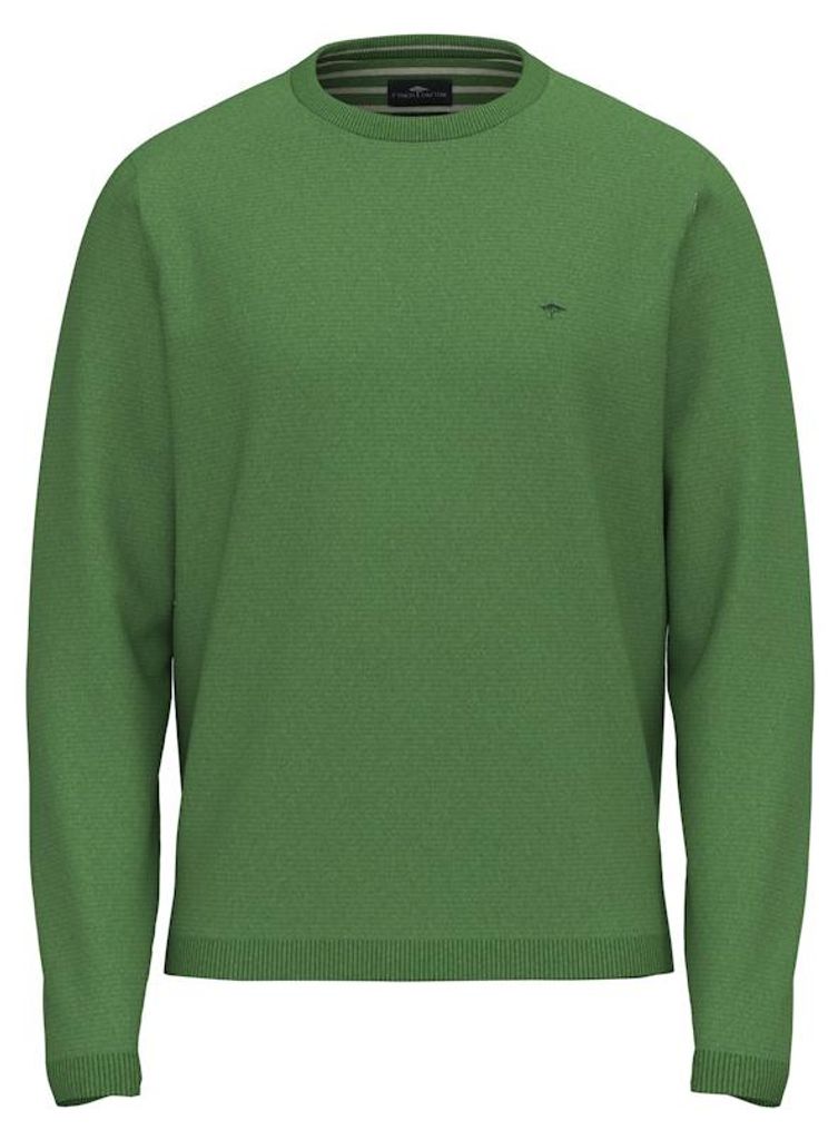 Fynch-Hatton O-Neck, Air Baumwolle avocado L