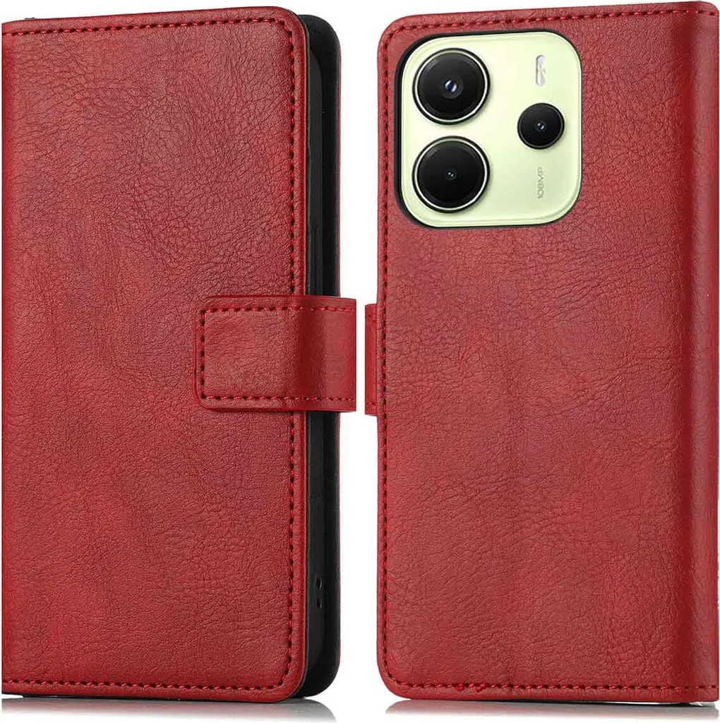 Custodia Portafoglio iMoshion Xiaomi Redmi Note 14 4G Rosso | Qualità