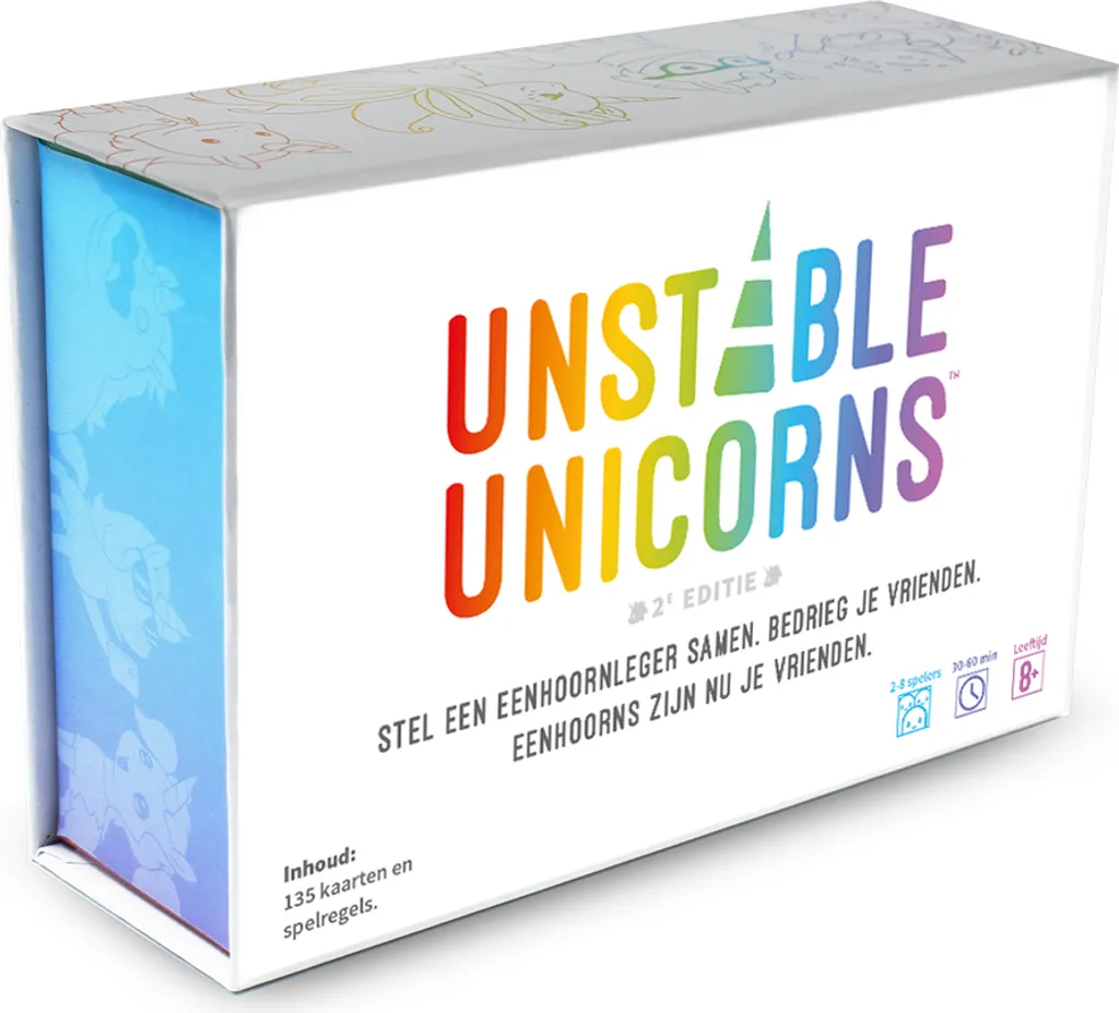 Licornes Instables Jeu de Cartes Néerlandais - Version Stratégie Unstable
