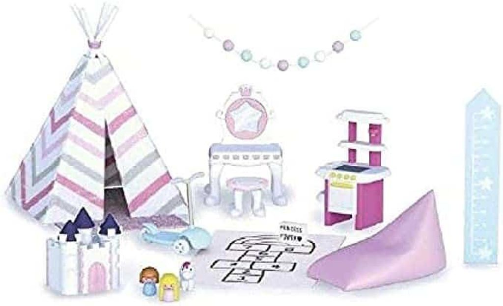 Famosa Mymy City – Spielhaus-Spielzimmer-Dekorationsset