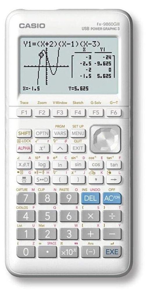 Casio FX-9860GIII Grafikrechner mit monochromen Display, Produktbild 