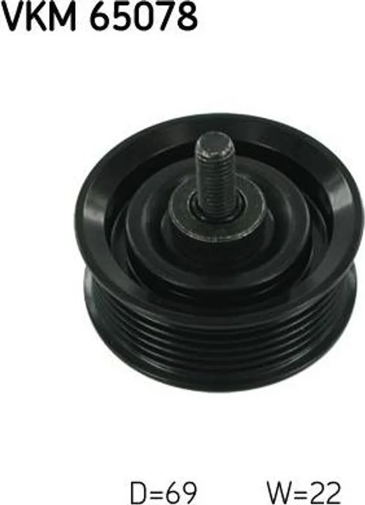 Rullo Rinvio SKF VKM65078 compatibile Santa Fe iX35 Sportage