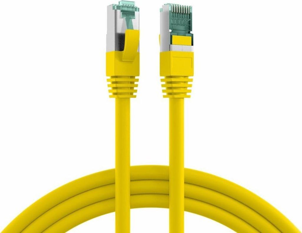 EFB RJ45 Patchkabel S/FTP, Cat.6A, LSZH, 0.5m, gelb