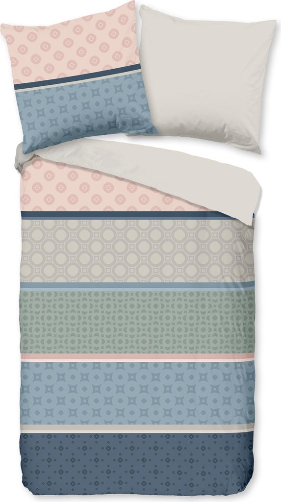 Duvet cover Good Morning 155x220 + 1* 80x80 cm - Stripes Produktbild 