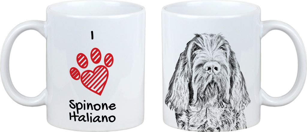 Italienischer Spinone, Spinone Italiano - Tasse mit Hund, entzückende Tasse mit Grafik, Geschenk mit Ihrem Foto von der Marke Art-Dog