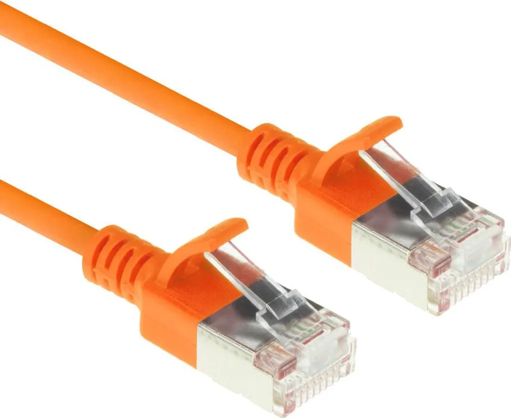 Cavo Patch ACT 7m CAT6A Arancione Slim U/FTP LSZH Snagless DC7107