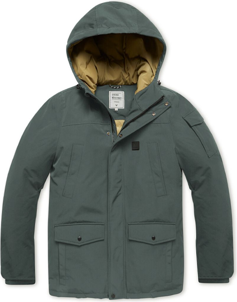 Vintage Industries Gavyn Parka, grau, L