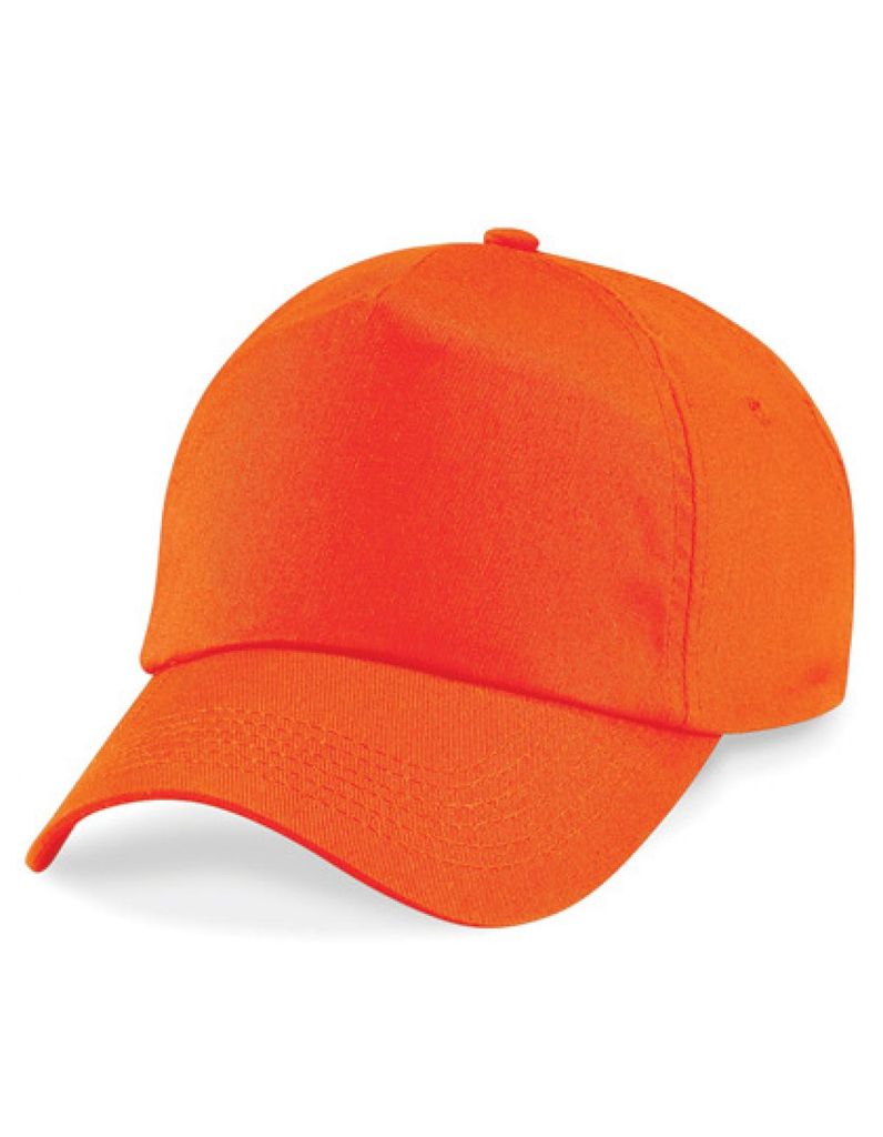 Beechfield B10 | Original 5-Panel Cap / Kappe / Mütze / Hut - Farbe: Orange - Größe: One Size