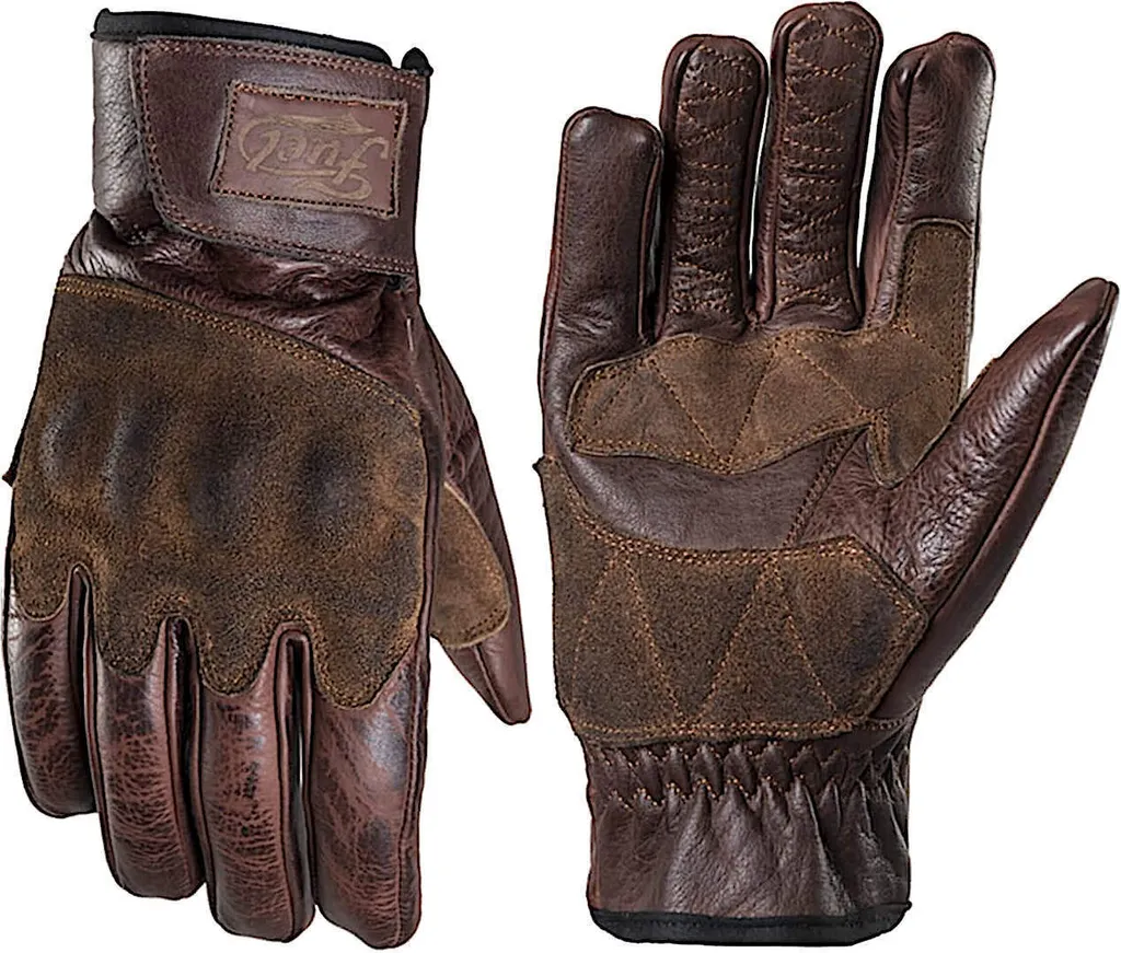Gants Rodeo Fuel Marron XL : Cuir Souple pour Éviter la Fatigue Moto