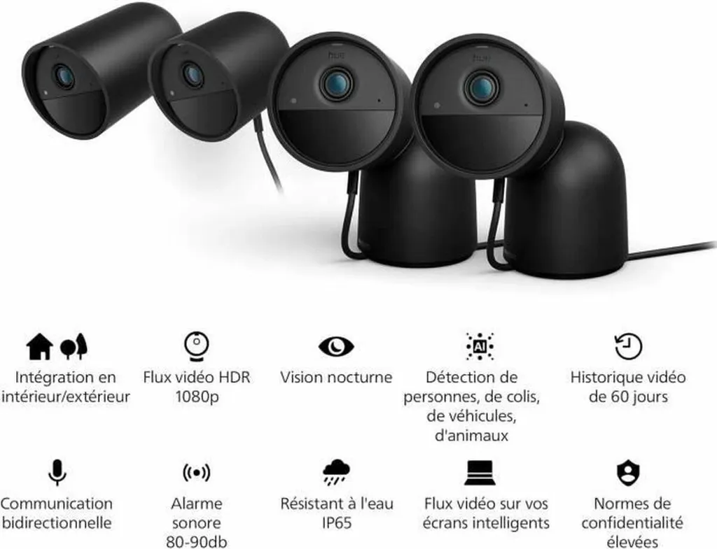 Caméra IP Philips WelcomeEye - Vision Nocturne et Détection de Mouvement - 8