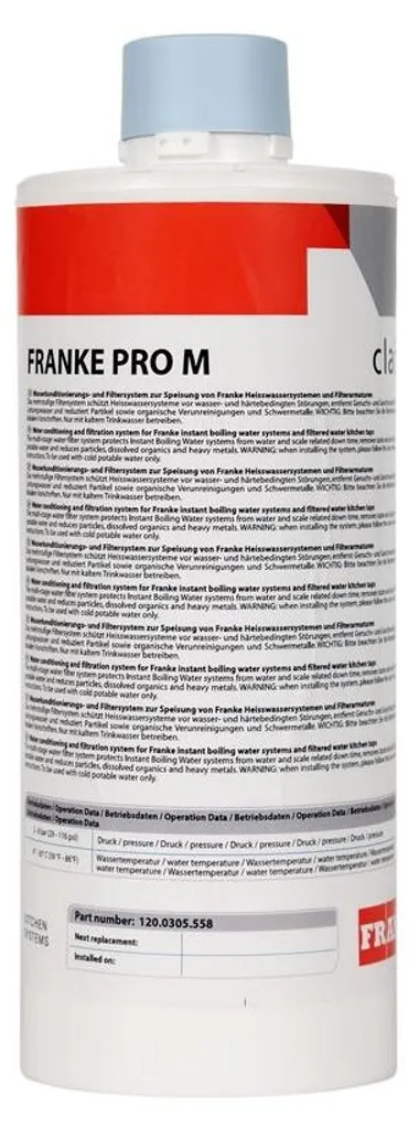 Cartouche Pro M Franke 120.0305.558 à Haute Capacité de Filtration - 2