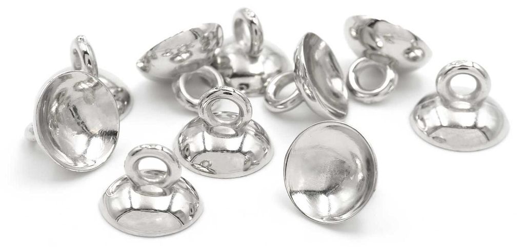 Vintageparts Aufhängung 10mm für Hohlperlen Kunststoff Produktbild 