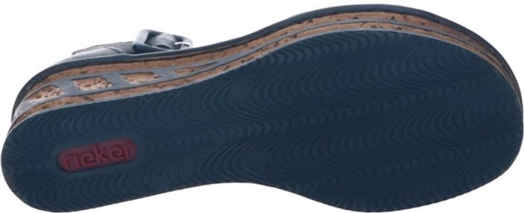 Rieker Damen Keilsandalette schwarz Produktbild 33