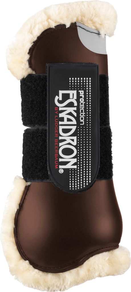 Eskadron Gamaschen Flexisoft Fauxfur Basics Beinschutz Darkbrown Full
