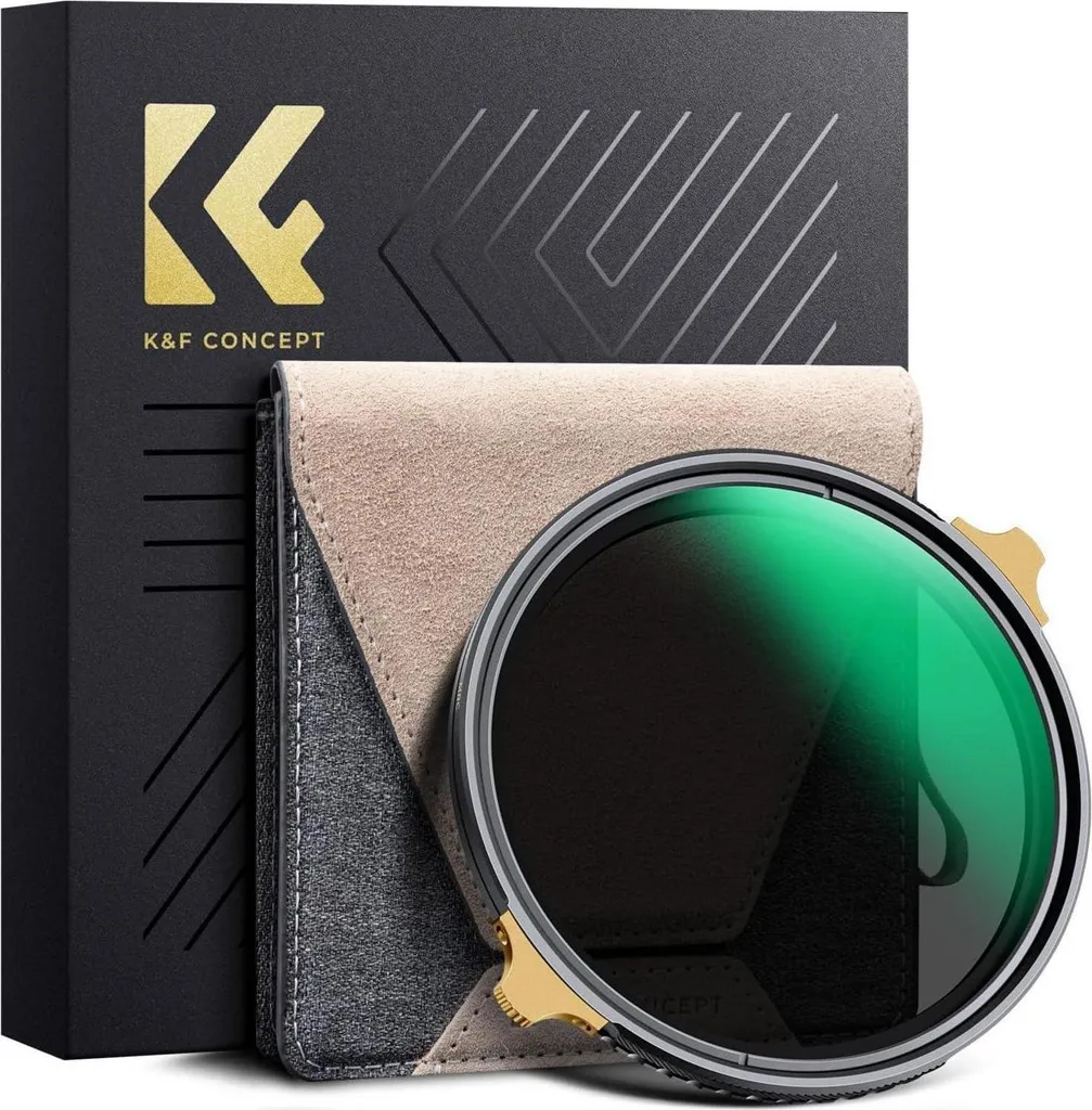 K&F Concept Nano-X PRO Filtre ND2-32 Variable 72mm pour Objectif Photo