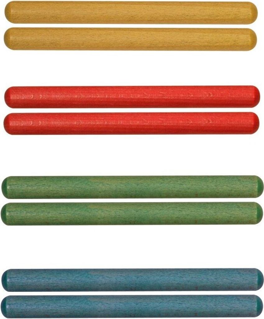 Claves Happy Kidz en bois de hêtre, multicolores, couleur : Image du produit 