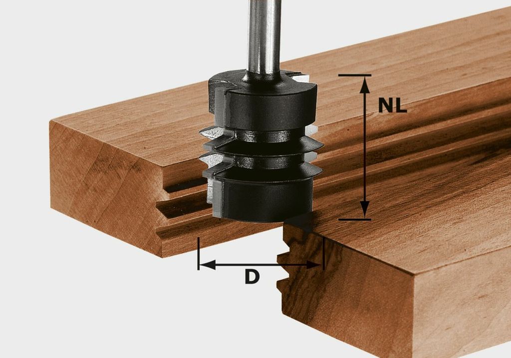 Festool Verleimfräser HW Schaft 8 mm HW S8 D34/NL32 | 491034