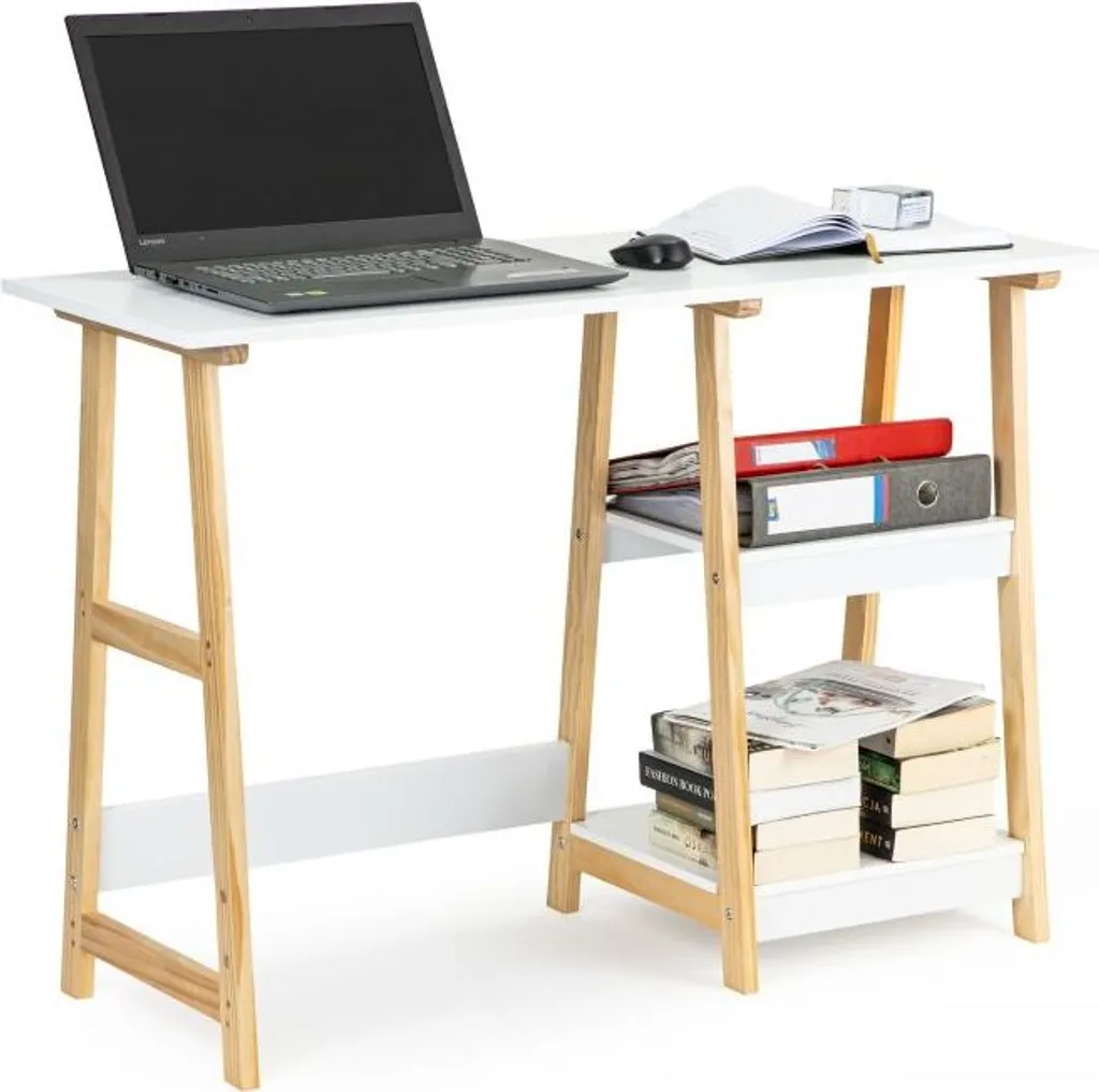 Console FH-CT0010 ModernHome 110cm - Finition robuste en bois et métal