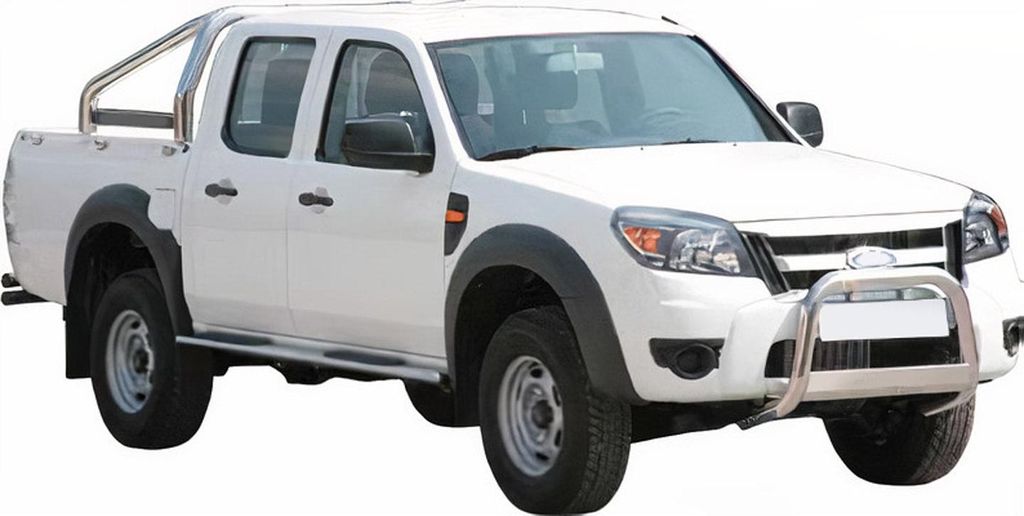 Frontbügel Frontschutzbügel für Ford Ranger 2009-2011 ø63mm Stahl Silber Schutz