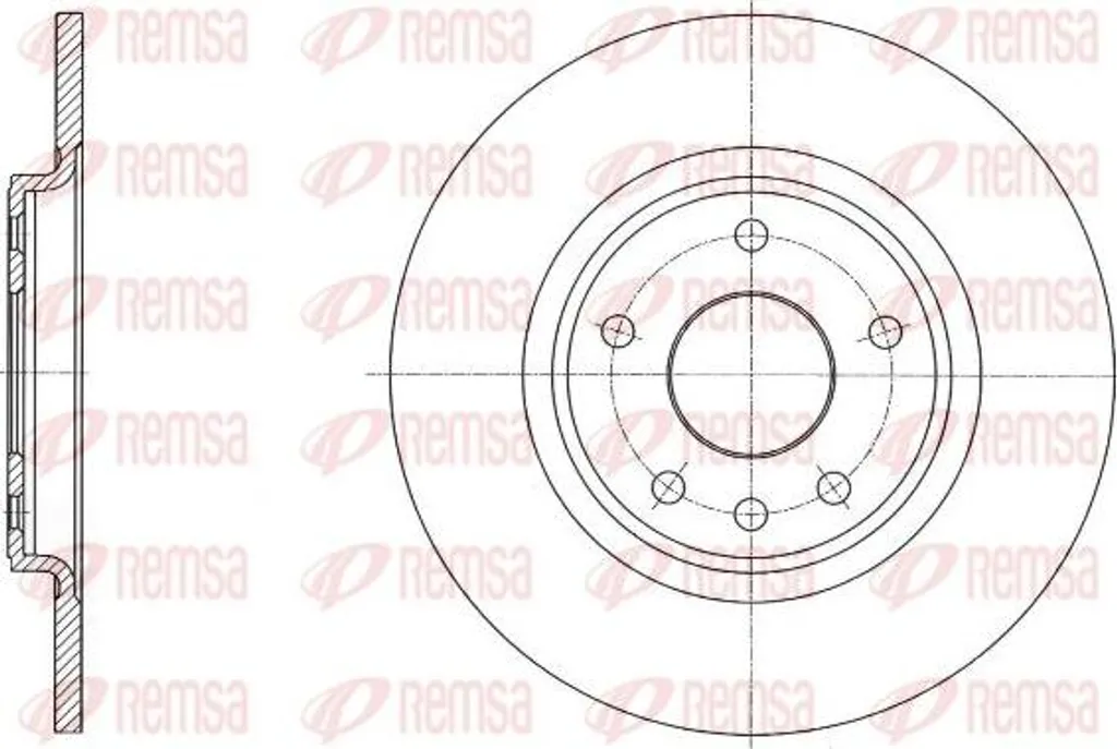Disque de frein ventilé 4779713AB compatible Fiat Freemont et Voyager