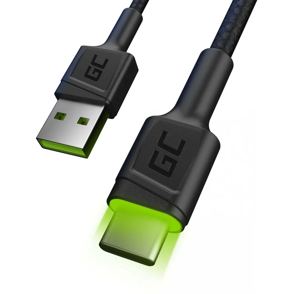 Green Cell Ray KABGC06: Cavo USB-C Premium 1.2m per Smartphone e Tablet