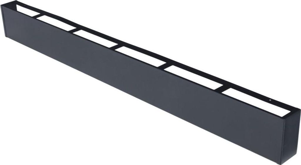 Sichtschutzplatte für Open Air 9-SubSteel Luftgitter, 1.000 x 100 mm, schwarz