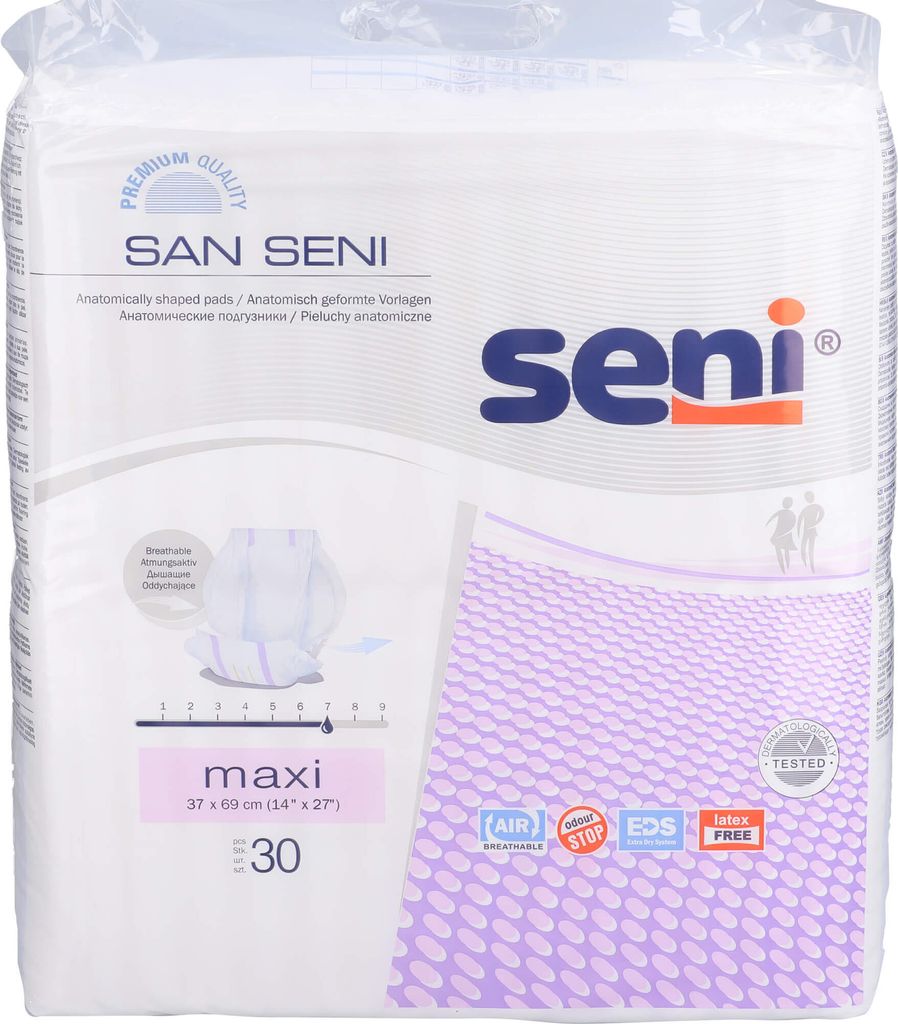 San Seni Maxi anatomische Vorlagen, 30 St Produktbild 