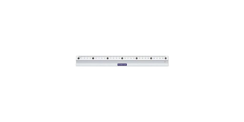 Staedtler 563 30, Schreibtisch-Lineal, Aluminium, Produktbild 