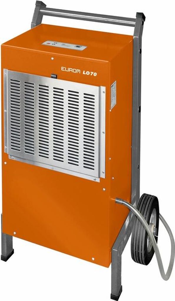 Luftentfeuchter / Bautrockner, 820 Watt, stufenlos, 80 liter/24 Std.