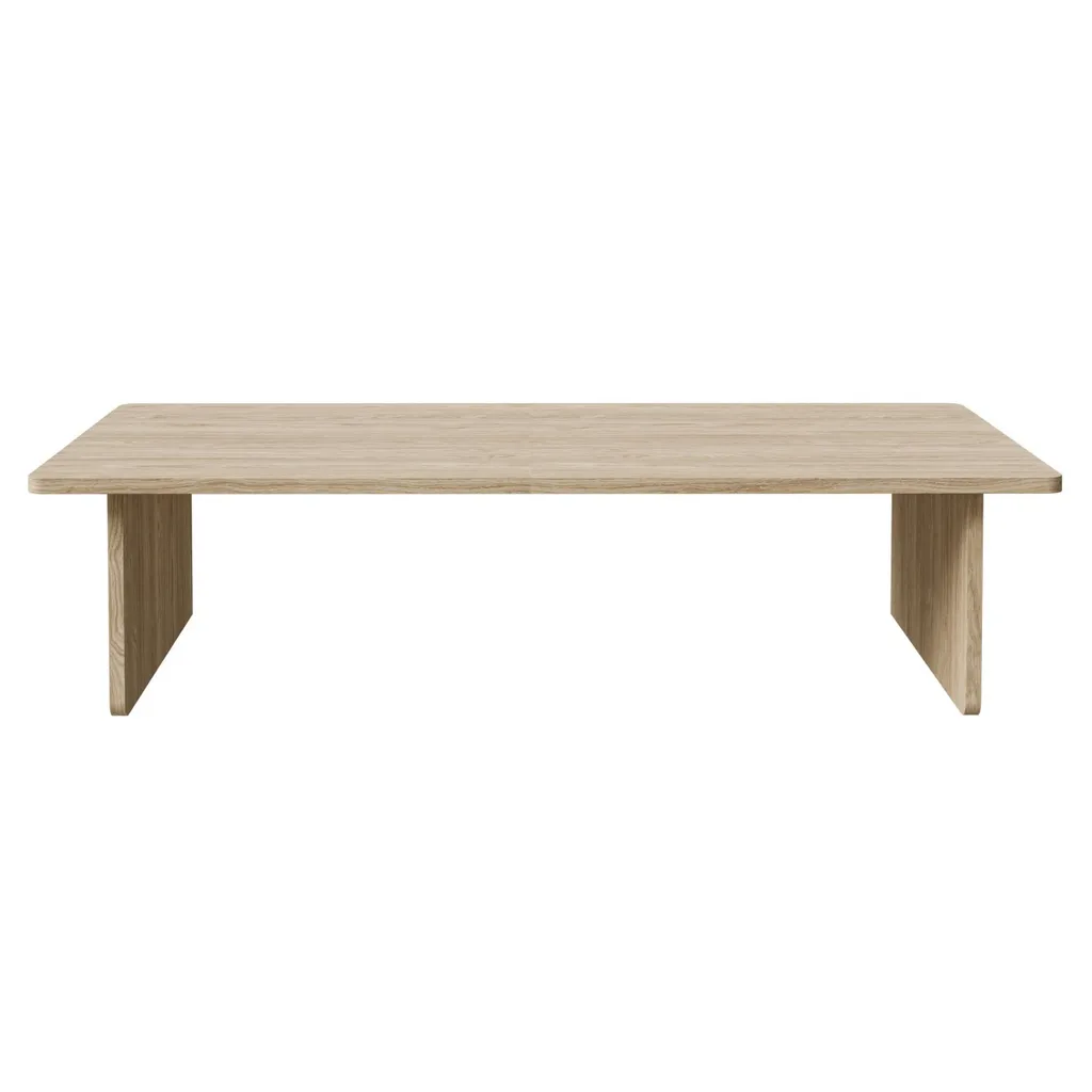 Table Basse Salon Modulable Set de 2 Usalo - Grand Format Chêne 140cm - 6