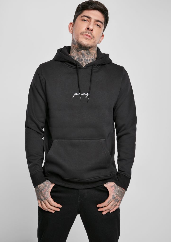 Mister Tee Hoodie Pray EMB Hoody Black-XL