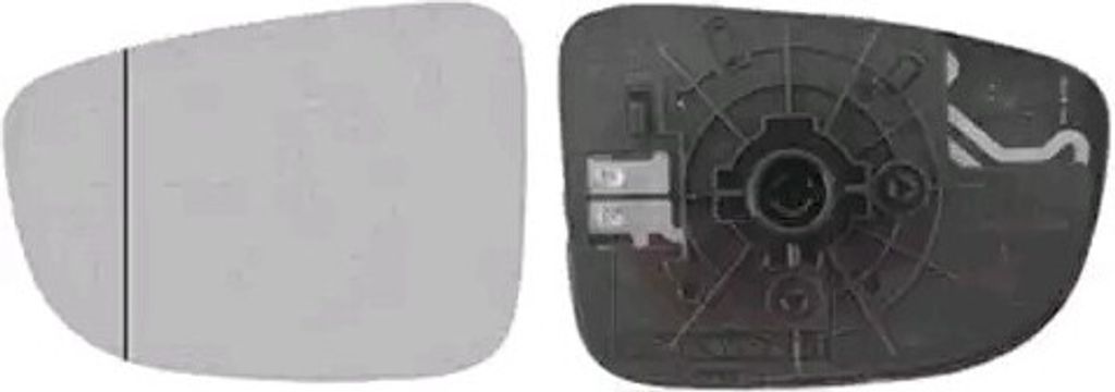VAN WEZEL Spiegelglas Außenspiegel Links für MAZDA 6 Kombi (GJ, GL) Asphärisch Beheizbar 2766835