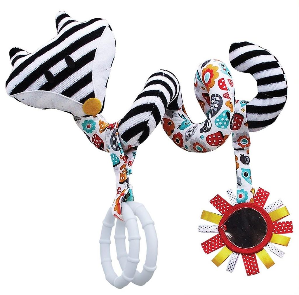 Hochet à spirale pour chariot blanc et noir 951 69519 Image du produit 